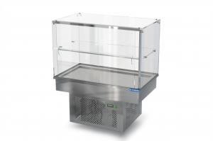 холодильная витрина встраиваемая (стекло) 1200*650*600(1150) для общепит