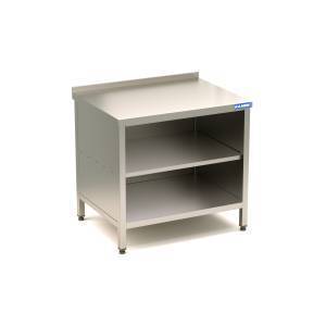 стол сбп закрытый (каркас из н.с. aisi 430) 1300*500*850 для общепит