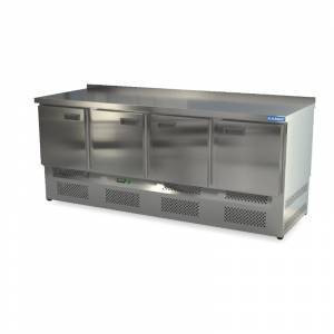стол морозильный (нижний агрегат, с бортом) 2000*800*850 4 двери для общепит