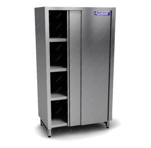 шкаф для хлеба закрытый двери-купе из нержавеющей стали 430  900*600*1800 шкаф для хлеба закрытый двери-купе из нержавеющей стали 430  900*600*1800 для общепит