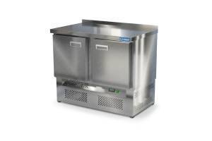 стол морозильный (нижний агрегат, с бортом) 1000*600*850 2 двери для общепит