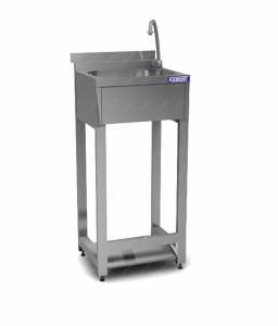 рукомойник напольный педальный открытый (изливная трубка ) 400*400*850 для общепит