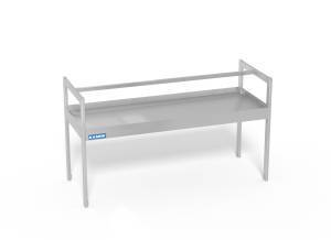 полка настольная пс 1100*500*800 под 2 посудокассеты. для общепит