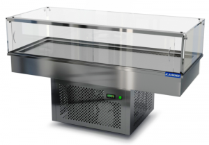 холодильная витрина встраиваемая (стекло) 1600*650*300(850) для общепит