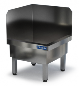 ванна моечная моповая угловая 500*500*500(800) сварная (без смесителя) н.ст. 304-1,5мм. для общепит