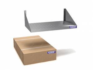 полка настенная крепление вверх разборная (перфорированная из н.с. aisi 430) 1700*300*145 для общепит