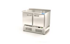 стол охлаждаемый (нижний агрегат, с бортом) 1000*600*850 2 двери для общепит