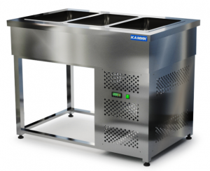 салат бар холодильный модульный (агрегат справа) без борта 1100*700*850 без двери для общепит