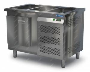 салат бар холодильный модульный (агрегат справа) без борта 1200*700*850 1 дверь для общепит