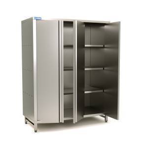 шкаф закрытый расп.двери из нержавеющей стали 430  1500*600*1800 для общепит