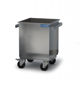 бак на колесах 600*400*650 без крышки, размер емкости 530*370*495мм. для общепит