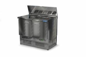 салат-бар охлаждаемый саладетта без борта (нижний агрегат) 1000*600*850  2 двери для общепит