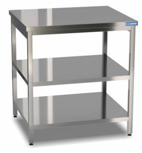 подставка пдо gam 1010*850*1090 (п/печь md4, 2 полки) для общепит