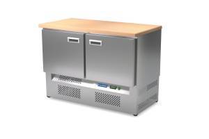 стол холодильный кондитерский (нижний агрегат, столешница бук) 1150*800*850 2 двери для общепит
