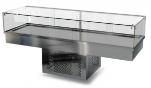 холодильная витрина встраиваемая (стекло) 1700*650*300(850) для общепит