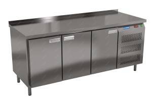 стол морозильный (боковой агрегат, с бортом) 1850*600*850 3 двери для общепит