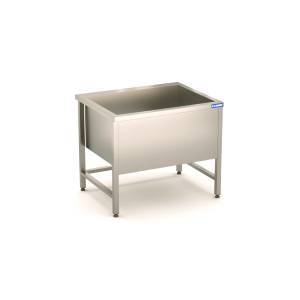 ванна моечная сварная (котломоечная) 1000*550*850 емкость 900*450*300 aisi 304, фартук для общепит