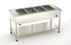 мармит тепловой модульный открытый 1500*700*850 под 4gn1/1 для общепит