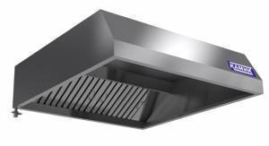 зонт вытяжной пристенный (высота 350мм) 1800*1400*350 для общепит