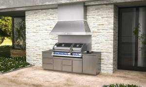 гриль-кухня "бета" 2230*700*920 для общепит