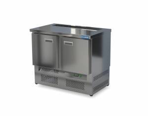стол холодильный барный (нижний агрегат) 1000*600*850 2 двери для общепит