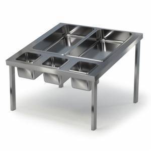 диспенсер для приборов 760*734*400(500) встраиваемый для общепит