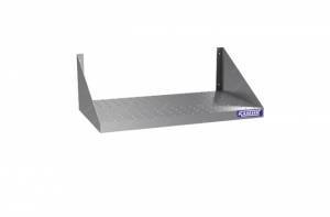 полка настенная крепление вверх (перфорированная из н.с. aisi 304) 1500*300*250 для общепит