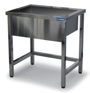 ванна моечная сварная (котломоечная) 800*450*850 емкость 700*350*300 aisi 304, без фартука для общепит