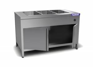 мармит тепловой модульный 1500*700*850 под 4gn 1/1 двери распашные для общепит