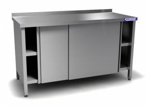 стол сбп закрытый двери-купе (каркас из н.с. aisi 430) 1600*600*850 для общепит