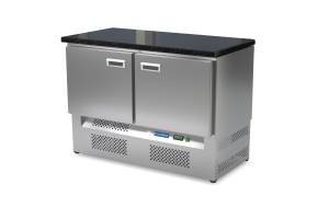 стол морозильный (нижний агрегат, столешница гранит) 1150*800*850 2 двери для общепит