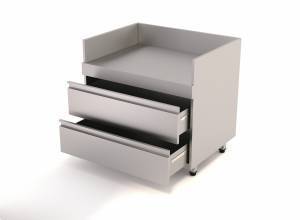 модуль bull 790*610*890 для встраиваемого гриля angus, 2 ящика для общепит