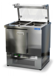 салат бар охлаждаемый модульный (агрегат снизу) 750*700*850 1 дверь для общепит