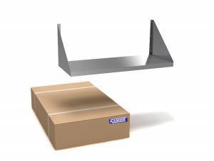 полка настенная  разборная (сплошная из н.с. aisi 430) 1000*200*160 для общепит