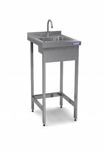 рукомойник напольный (смеситель в комплекте) 400*400*850 открытый для общепит