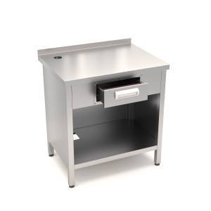 стол под кофемашину с бортом 1400*700*850 для общепит