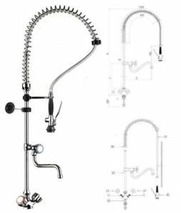 устройство душирующее monolith111 (одно посадочное на ванну) для общепит