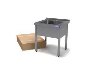 ванна моечная м1 7/7-р 700*700*850 разборная, мойка цельнотянутая 500*500*300мм. для общепит