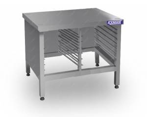 подставка под пароконвектомат 850*730*700 направляющие 1*7 уровней под gn1/1 для общепит