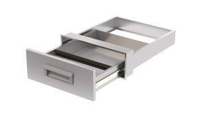 ящик 330*465*160 д/кофеотходов, 365*508*196 (встраиваемый с направляющими) для общепит