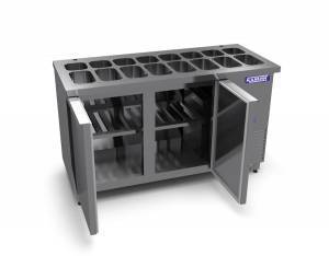 салат бар холодильный островной модульный 1468*860*1005(1605) для общепит