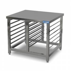 подставка под пароконвектомат 850*730*700 направляющие 2*7 уровней под gn1/1 для общепит