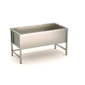 ванна моечная сварная (котломоечная) 1350*700*850 емкость 1250*600*450 aisi 304, без фартука для общепит